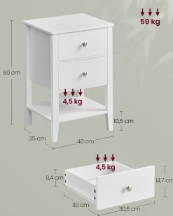 New SONGMICS Armoire vêtements portable marron rustique