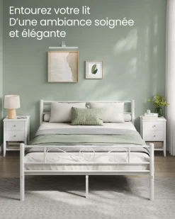 New SONGMICS Armoire vêtements portable marron rustique