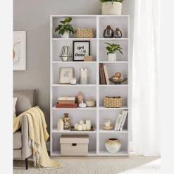 Outlet SONGMICS Assemblage ultra-rapide sans outils toolless buffet avec éclairage noyer naturel et noir boisé