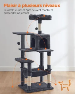 Flash Sale SONGMICS Bac à litière fermé beige