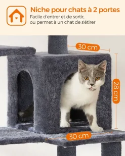 Flash Sale SONGMICS Bac à litière fermé beige