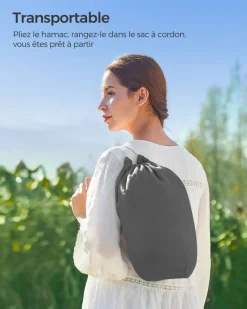 Shop SONGMICS Bain de soleil matelas noir