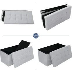 Online SONGMICS Banc à chaussures 9 compartiments capacité de charge 136 kg beige naturel