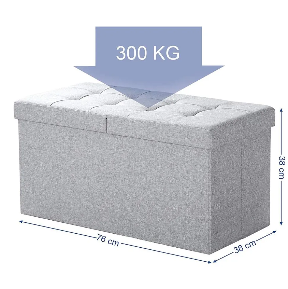 Online SONGMICS Banc à chaussures 9 compartiments capacité de charge 136 kg beige naturel