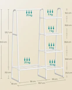 Best Sale SONGMICS Banc à chaussures avec 3 compartiments 30 x 60 x 44 cm beige naturel