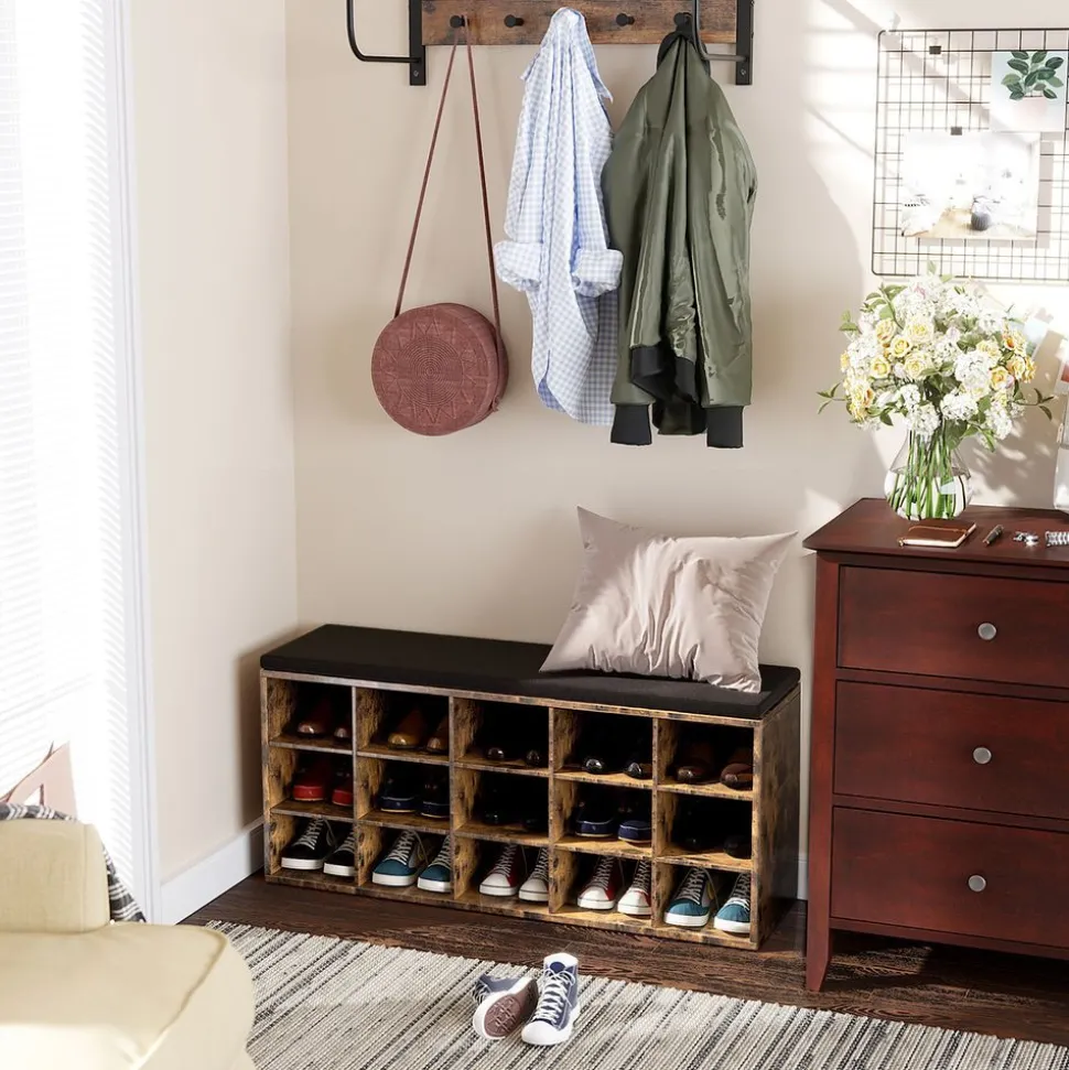 New SONGMICS Banc à chaussures blanc