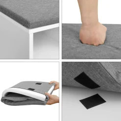 New SONGMICS Banc à chaussures Blanc