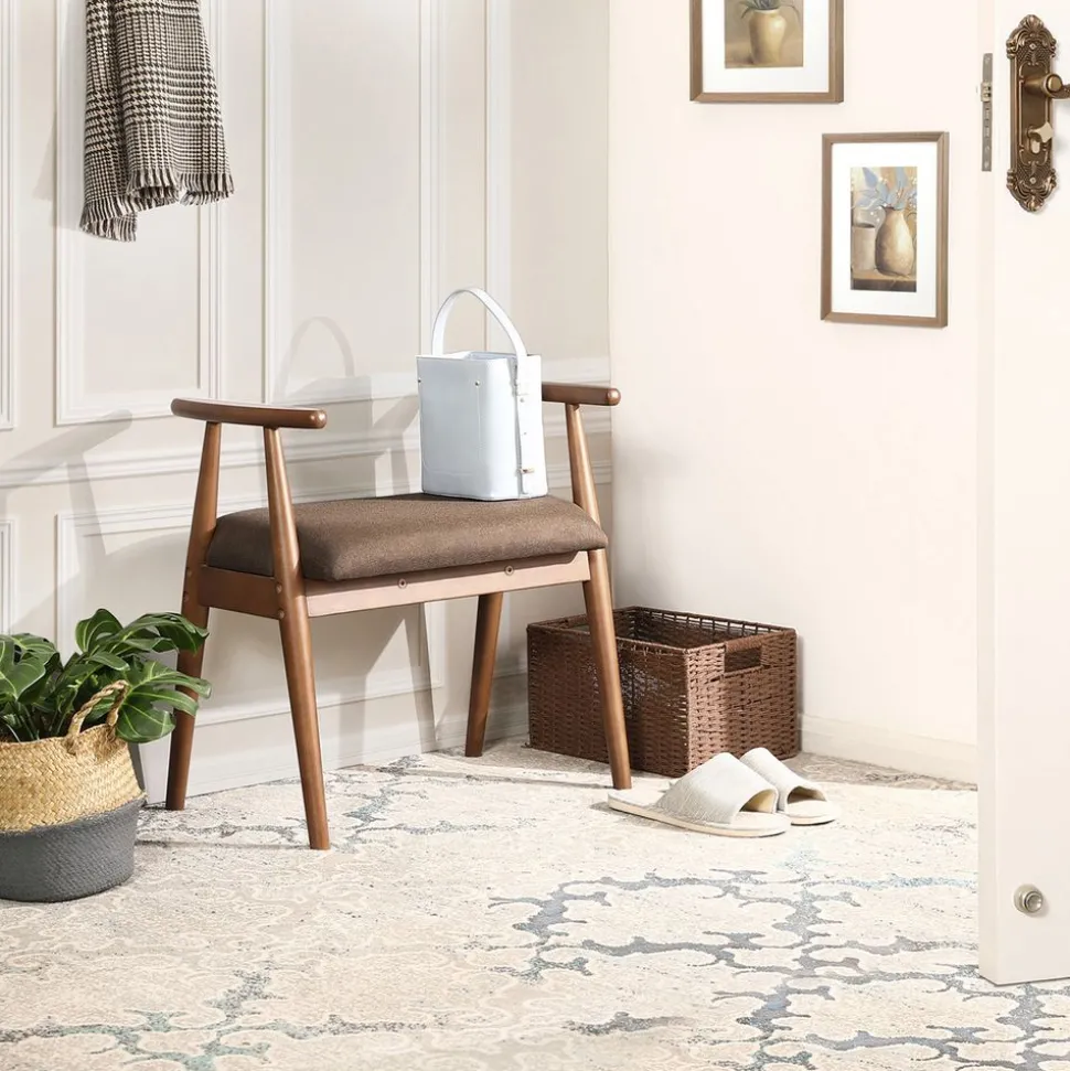 New SONGMICS Banc à chaussures brun