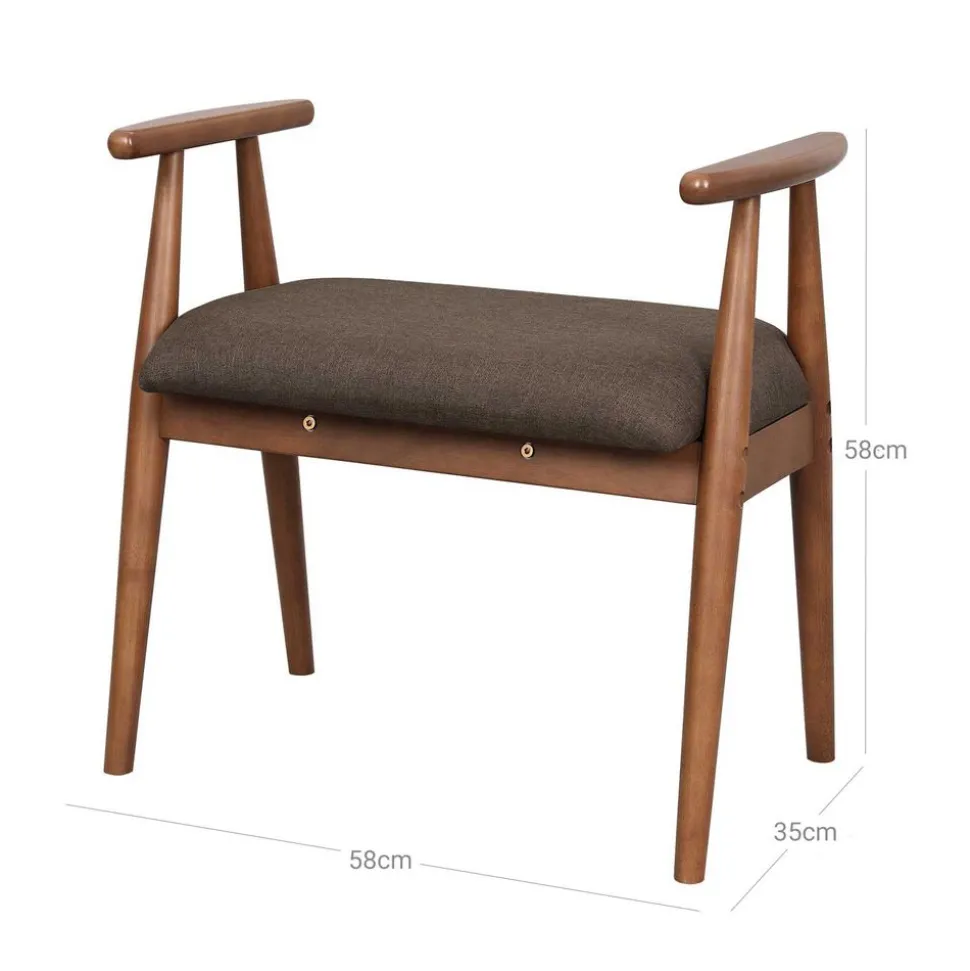 New SONGMICS Banc à chaussures brun