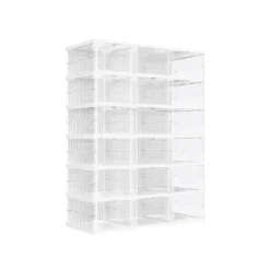 Hot SONGMICS Banc à chaussures pochettes en pu marron rustique et noir d'encre