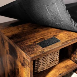 Flash Sale SONGMICS Banc à chaussures rembourré Marron Rustique