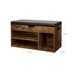 Cheap SONGMICS Banc à chaussures rustique