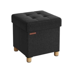 Outlet SONGMICS Banc avec angement pliable noir