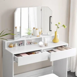 Flash Sale SONGMICS Banc de rangement en velours avec 2 boîtes gris ardoise