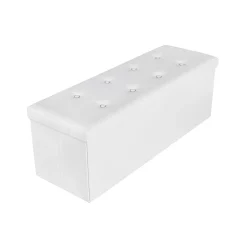 Flash Sale SONGMICS Banc de rangement 120L Blanc