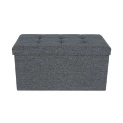 Best Sale SONGMICS Banc de rangement 50L gris clair