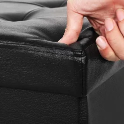 Store SONGMICS Banc de rangement 80L noir