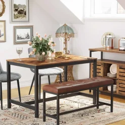 Outlet SONGMICS Banc rembourré noir