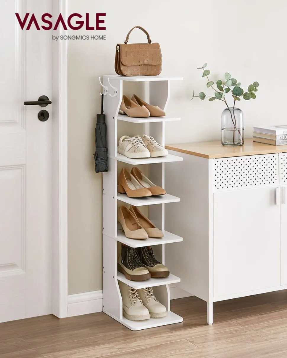 Shop SONGMICS B0BSH2L8Y2Banc à chaussures marron rustique