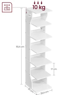 Shop SONGMICS B0BSH2L8Y2Banc à chaussures marron rustique