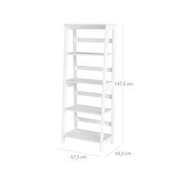 Cheap SONGMICS Bibliothèque à 5 niveaux Marron Rustique