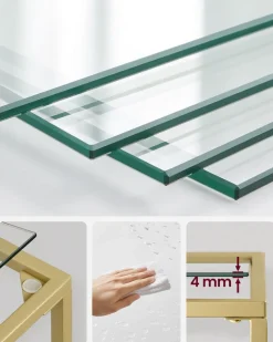 Store SONGMICS Bibliothèque à 6 niveaux porte imitation rotin noir boisé et noir mat