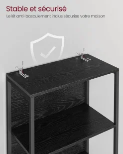 Best SONGMICS Bibliothèque 8 cases rustique Marron Vintage