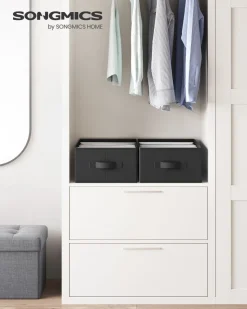 Outlet SONGMICS Bibliothèque 8 casiers blanc