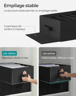 Outlet SONGMICS Bibliothèque 8 casiers blanc