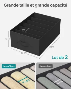 Outlet SONGMICS Bibliothèque 8 casiers blanc