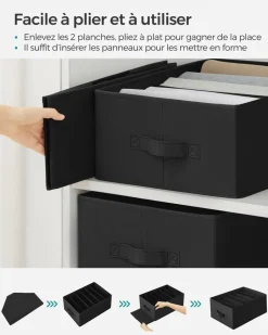 Outlet SONGMICS Bibliothèque 8 casiers blanc