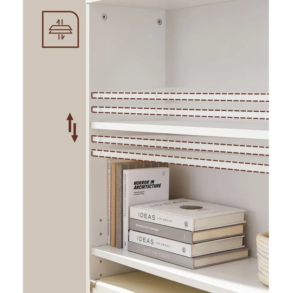 Online SONGMICS Bibliothèque 6 cubes rustique Marron Rustique