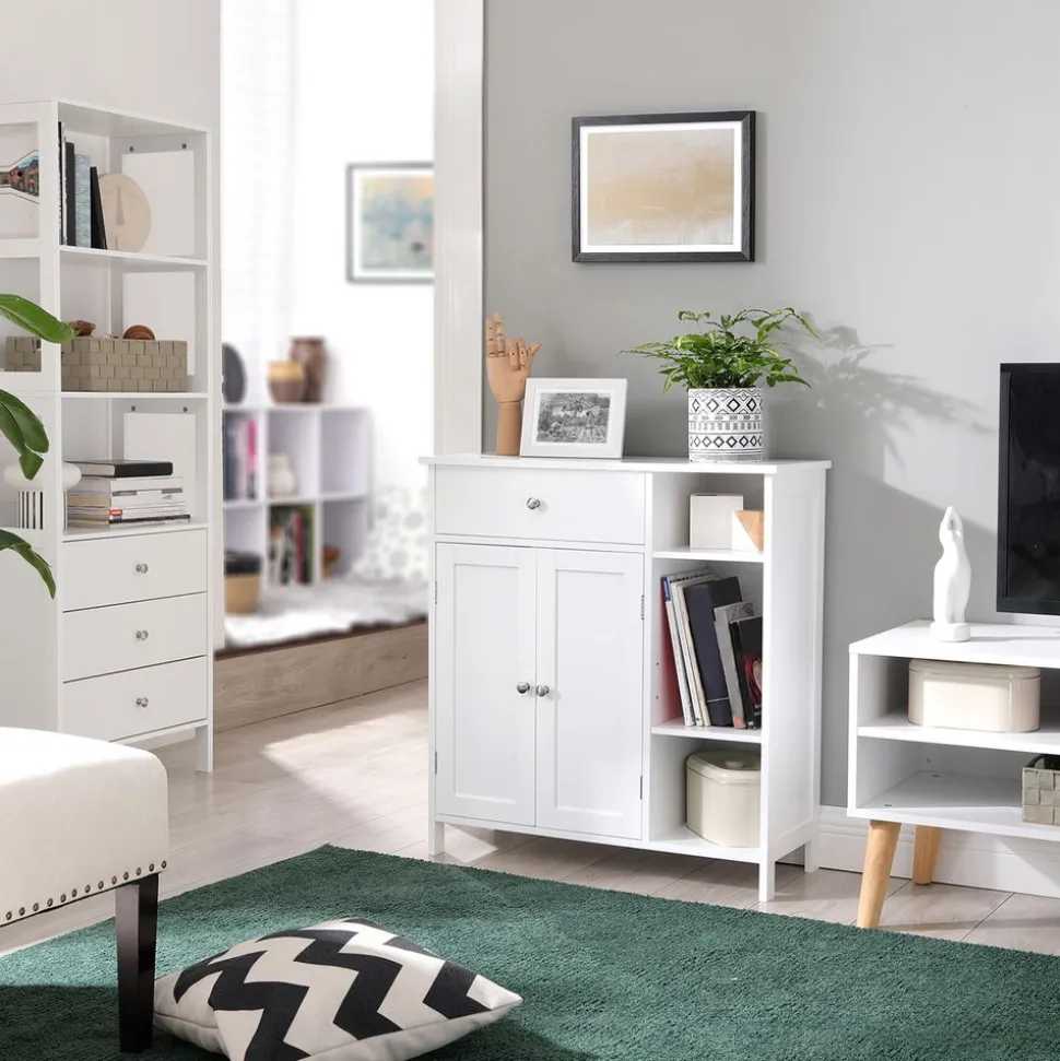 Best Sale SONGMICS Bibliothèque 4 niveaux Brun Vintage Noir