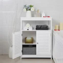 Clearance SONGMICS Bibliothèque 5 niveaux Brun Vintage Noir