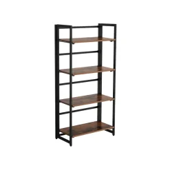 Hot SONGMICS Bibliothèque 4 niveaux industriel