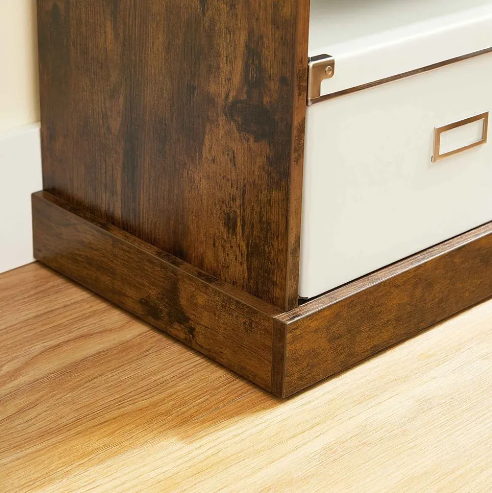 Flash Sale SONGMICS Bibliothèque 4 niveaux rustique Marron Rustique