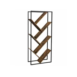 Best Sale SONGMICS Bibliothèque arbre industriel Marron Rustique