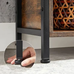 Outlet SONGMICS Bibliothèque cases industriel Noir