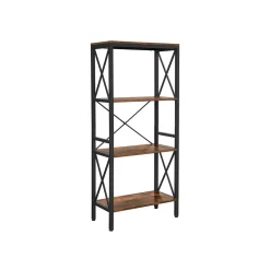 Best Sale SONGMICS Bibliothèque design X Noir