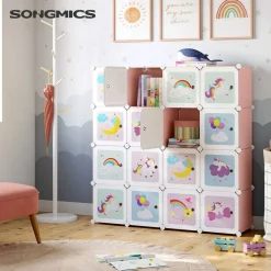 Outlet SONGMICS Bibliothèque enfant bois