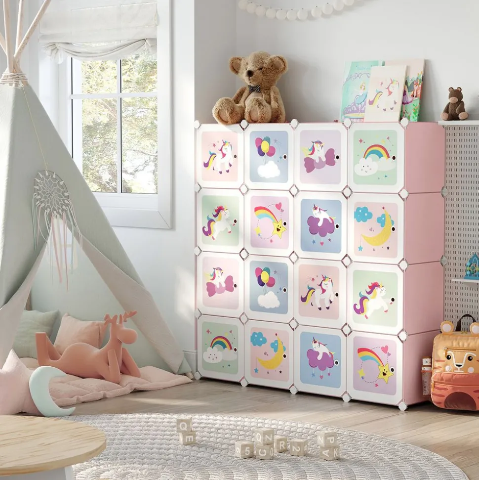 Outlet SONGMICS Bibliothèque enfant bois