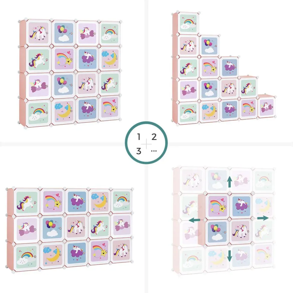 Outlet SONGMICS Bibliothèque enfant bois