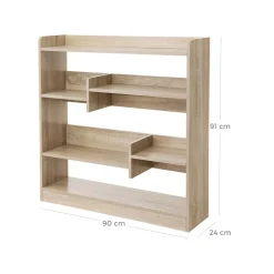 Sale SONGMICS Bibliothèque étagères réglables