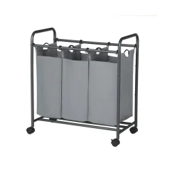 Hot SONGMICS Boîte à bijoux 360° blanc nuage