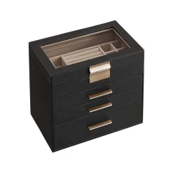 Shop SONGMICS Boîte à bijoux 4 niveaux