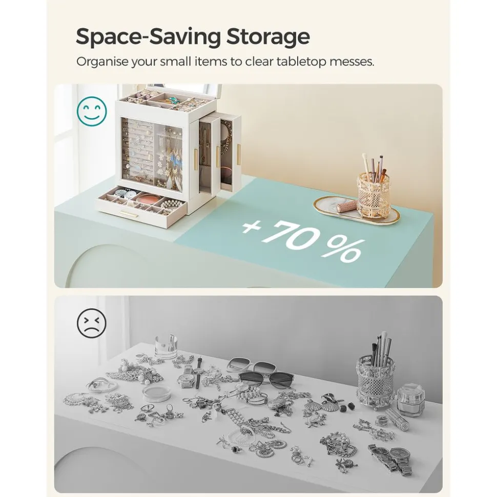 Online SONGMICS Boîte à bijoux 5 niveaux