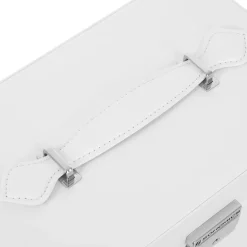 Cheap SONGMICS Boîte à bijoux arquée blanc beige