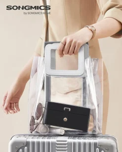 Store SONGMICS Boîte à bijoux blanc nuage