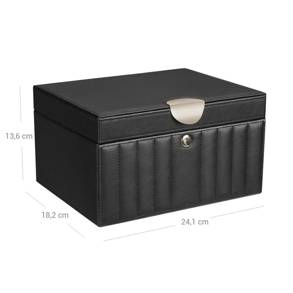 Clearance SONGMICS Boîte à bijoux labyrinthe Blanc