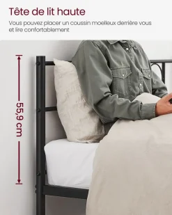 Discount SONGMICS Boîte à bijoux latérale noir